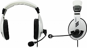 Наушники с микрофоном Defender Gryphon HN-750 White (с регулятором громкости, шнур  2м) (63747)