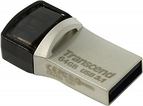 Transcend (TS64GJF890S) JetFlash 890S USB3.0/USB-C OTG Flash Drive 64Gb (RTL)