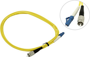 Patch cord  ВО, LC-FC, VCOM, Simplex, SM 9/125  2м (VSU301-2.0)