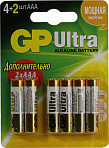 GP Ultra 24AU4/2-CR6 (LR03) Size AAA, щелочной (alkaline) (уп.6 шт)