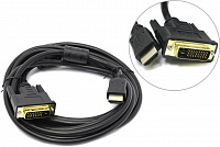 5bites (APC-073-030) Кабель HDMI to DVI-D Dual Link (19M -25M) 3м 2 фильтра