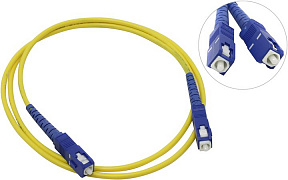 Patch cord  ВО, SC-SC, Simplex, SM  9/125 1м