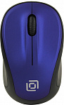 OKLICK Wireless Optical Mouse (665MW) (Black&Blue)  (RTL)  USB 3btn+Roll  (1025132)