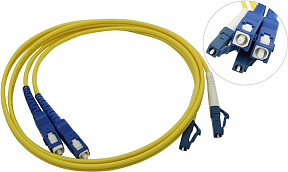 Patch cord  ВО, LC-SC,  Duplex,  SM 9/125  1м