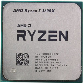 CPU AMD Ryzen 5 3600X     (100-000000022)  3.8  GHz/6core/3+32Mb/95W Socket  AM4