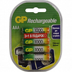 Аккумулятор GP 100AAAHC3-4 (1.2V, 950mAh) NiMh, Size  "AAA"  (уп. 4  шт)