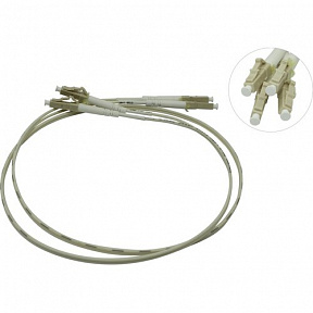 Patch cord  ВО, LC-LC, Duplex, MM  50/125 1м