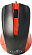 OKLICK Optical Mouse (225M) (Black&Red)  (RTL)  USB 3btn+Roll  (288237)