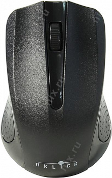 OKLICK Wireless Optical Mouse (485MW) (Black) (RTL) USB  3btn+Roll (997819)