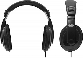 Наушники SVEN CD-860/AP-860V (Black) (шнур  2.5м,  с регулятором  громкости)