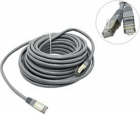 Patch Cord  FTP  кат.5e 10м,  серый