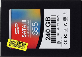 SSD 240 Gb SATA 6Gb/s Silicon Power Slim  S55  (SP240GBSS3S55S25) 2.5"  TLC