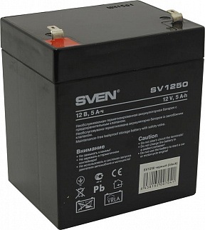 Аккумулятор SVEN SV1250  (12V,  5Ah) для  UPS