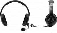 Наушники с микрофоном SVEN AP-670MV (Black) (шнур  2.5м,  с регулятором  громкости)