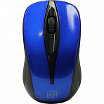OKLICK Wireless Optical Mouse (675MW) (Black&Blue)  (RTL)  USB 3btn+Roll  (1025918)