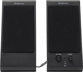 Колонки Defender SPK 170 (Black) (2x2W,  питание  от USB)  (65165)