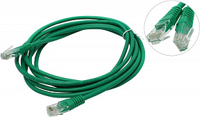 Patch Cord UTP кат.5e  3м, зелёный