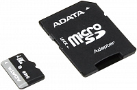 ADATA Premier (AUSDX64GUICL10-RA1) microSDXC Memory Card 64Gb UHS-I U1 +  microSD--)SD Adapter