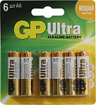 GP Ultra 15AU4/2-2CR6 (LR6) Size AA, щелочной  (alkaline)  (уп. 6  шт)
