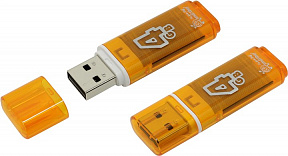 SmartBuy Glossy (SB4GBGS-Or) USB2.0 Flash Drive  4Gb (RTL)