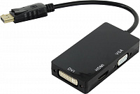 Orient (C309) Кабель-переходник DisplayPort (M)  -)  DVI (F)/HDMI(F)/VGA  (15F)