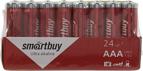 Smartbuy SBBA-3A24S, Size"AAA", 1.5V, щелочной  (alkaline)  (уп. 24  шт)